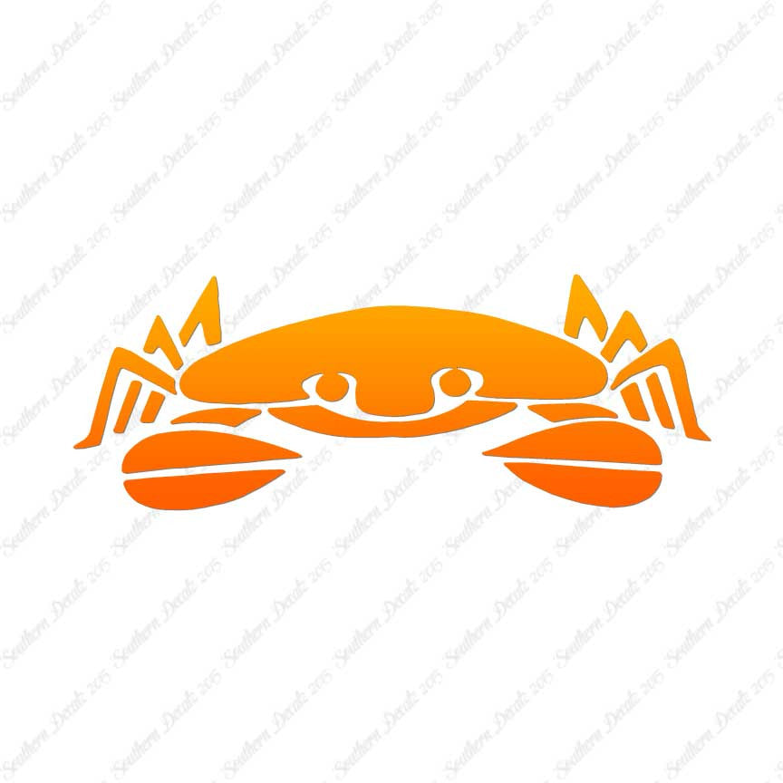 Crab Silhouette Sea Creature