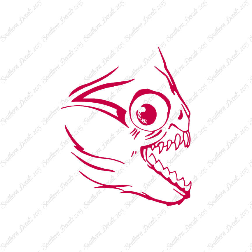 Piranha Fish Face