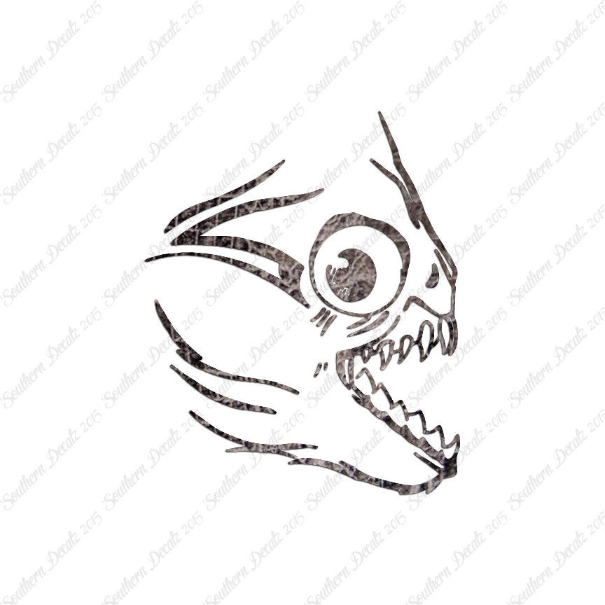 Piranha Fish Face