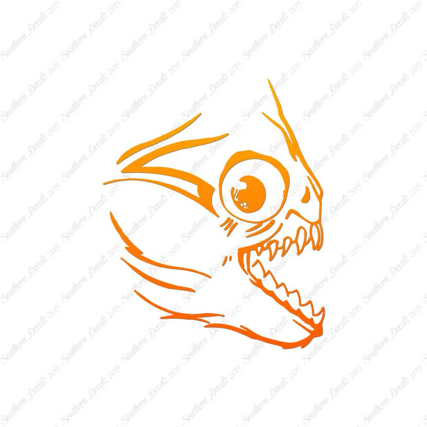 Piranha Fish Face