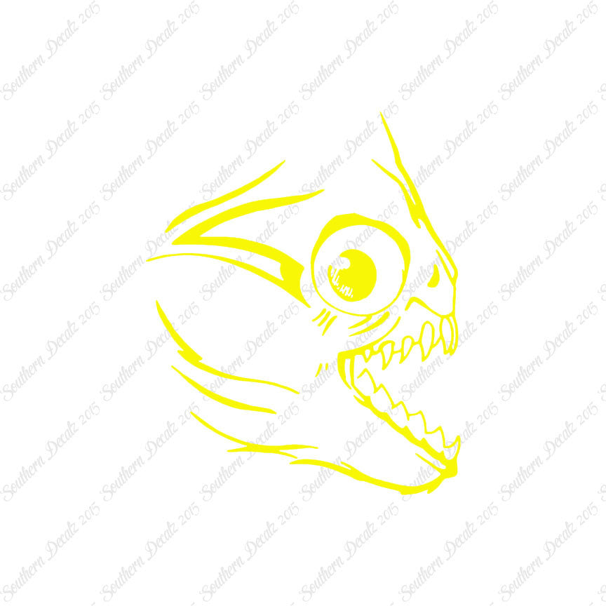 Piranha Fish Face