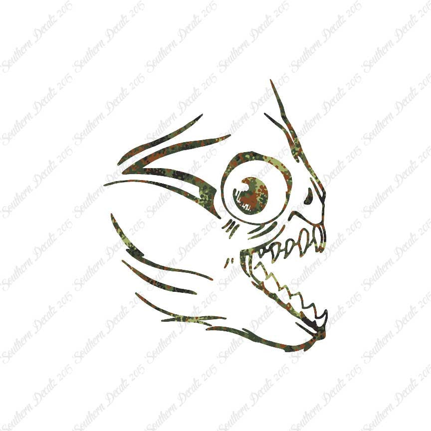 Piranha Fish Face