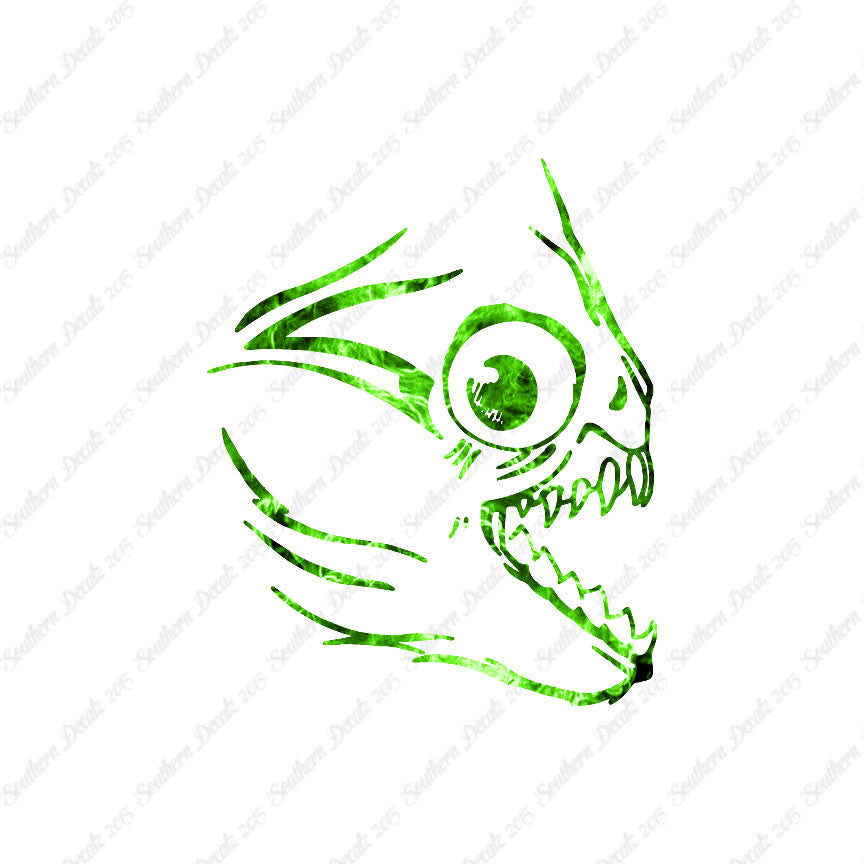 Piranha Fish Face