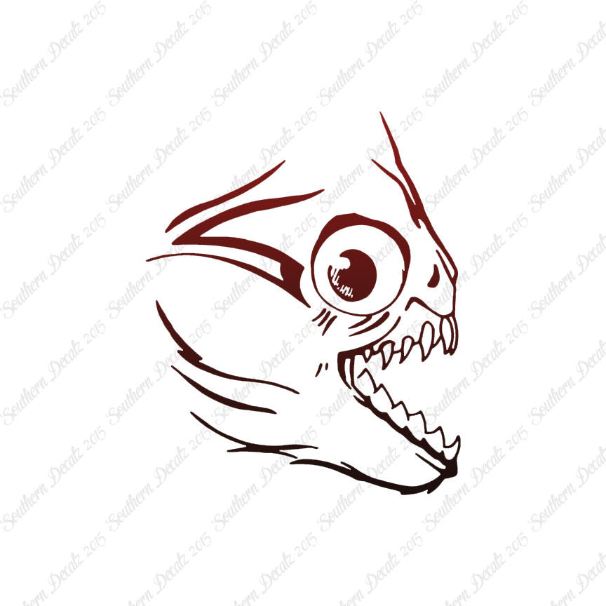 Piranha Fish Face