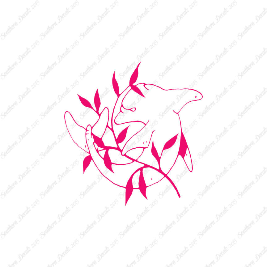 Dolphin Weeds Art