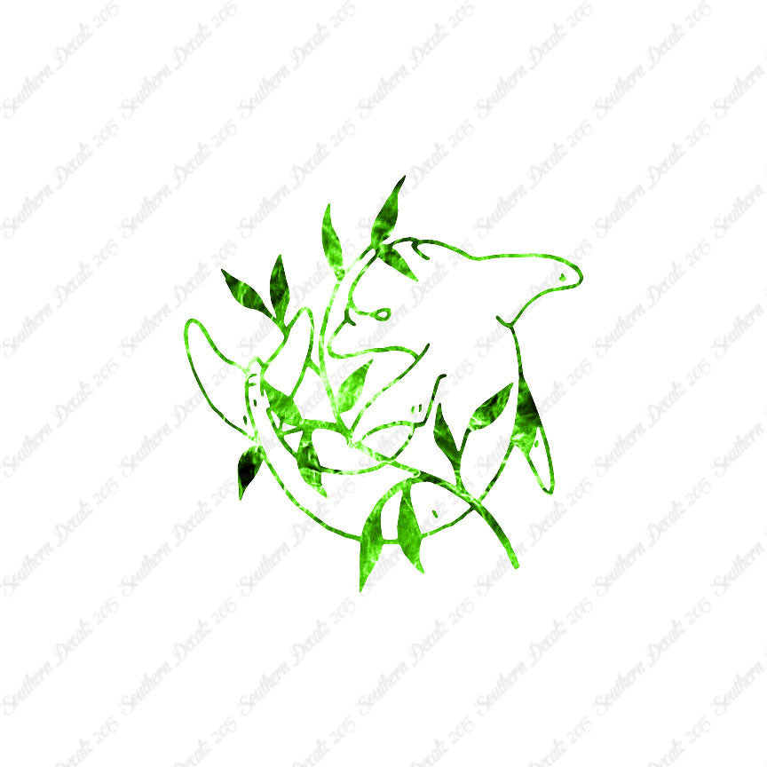 Dolphin Weeds Art