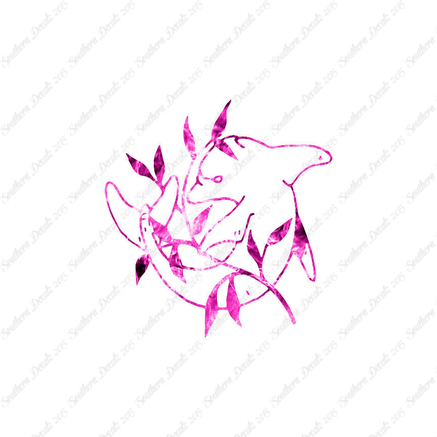 Dolphin Weeds Art