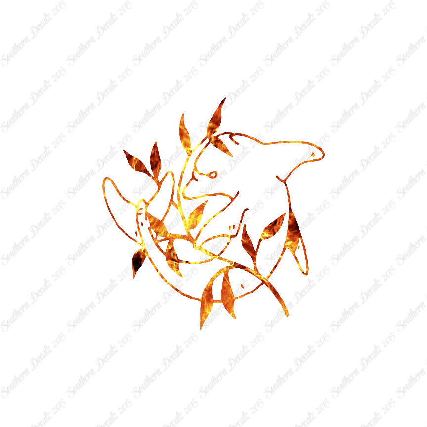 Dolphin Weeds Art