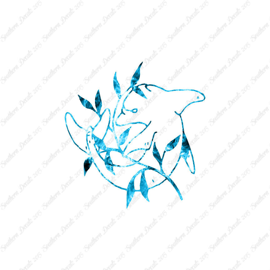 Dolphin Weeds Art