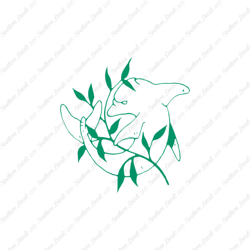 Dolphin Weeds Art