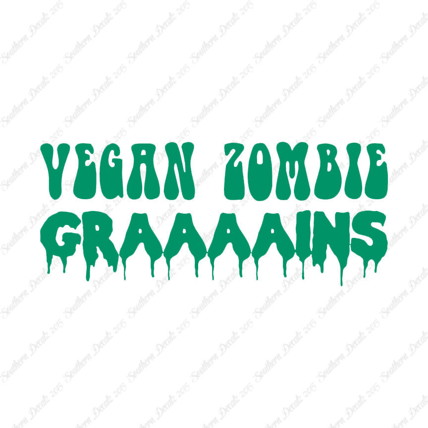 Grains Zombie Vegan Funny