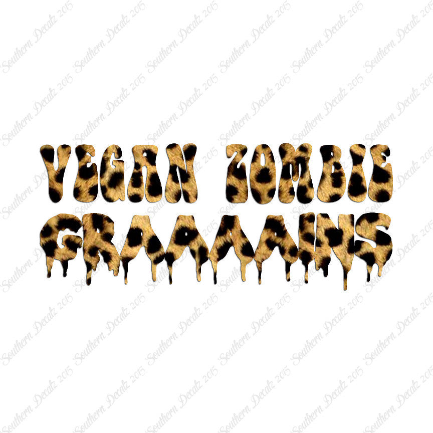 Grains Zombie Vegan Funny