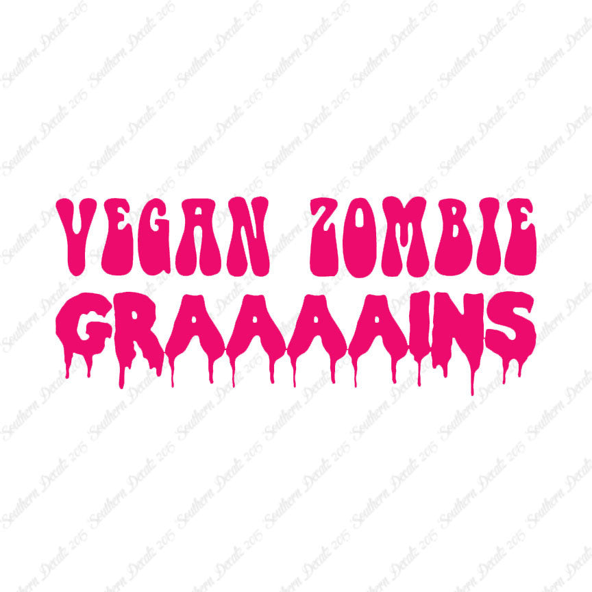 Grains Zombie Vegan Funny