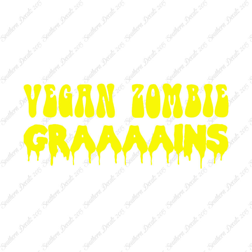 Grains Zombie Vegan Funny