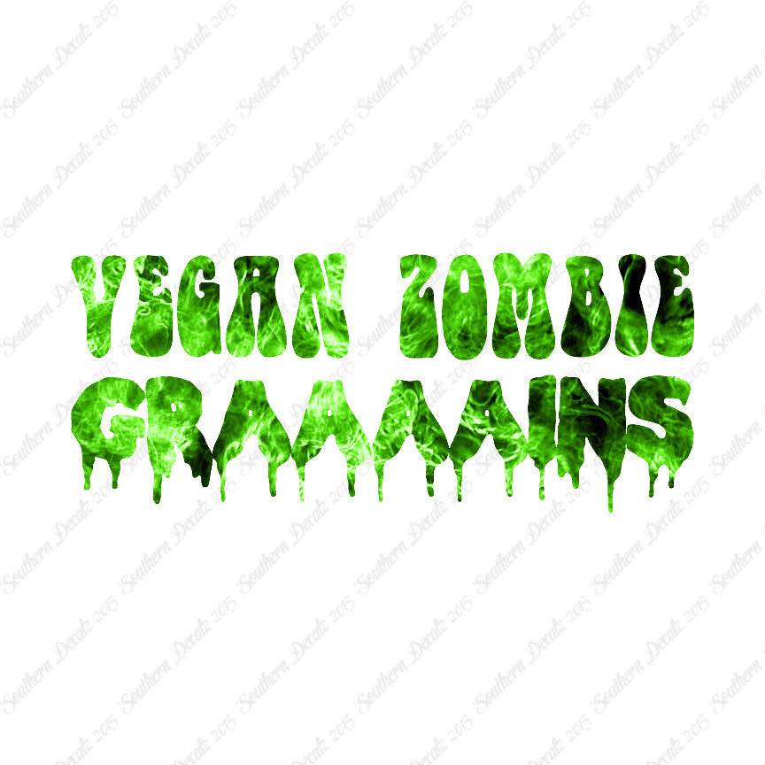 Grains Zombie Vegan Funny