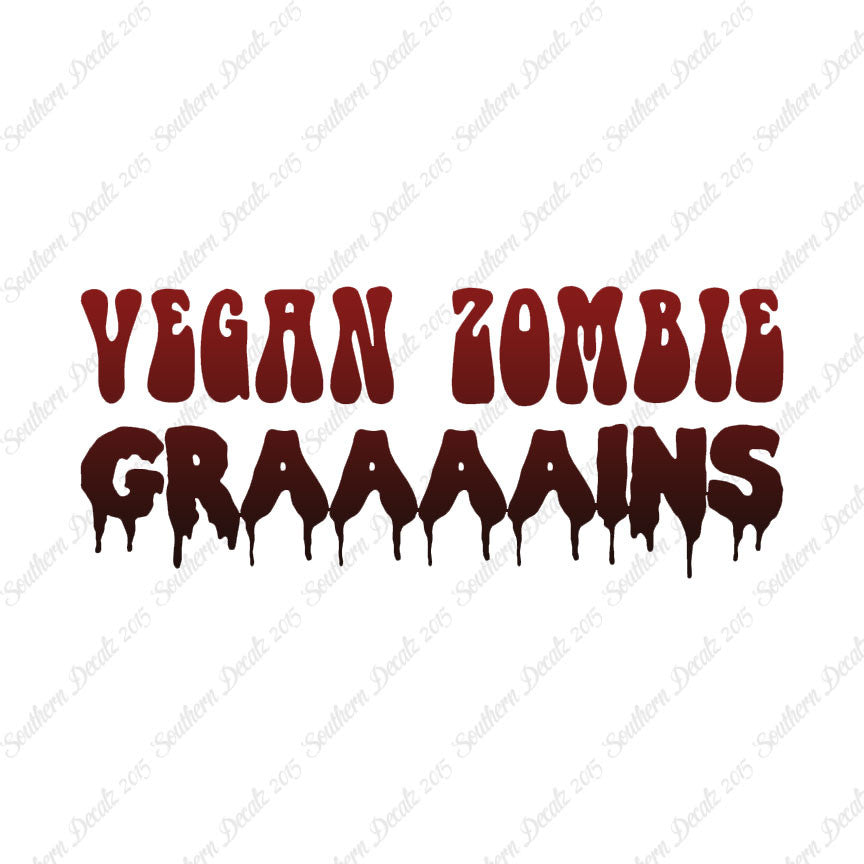 Grains Zombie Vegan Funny