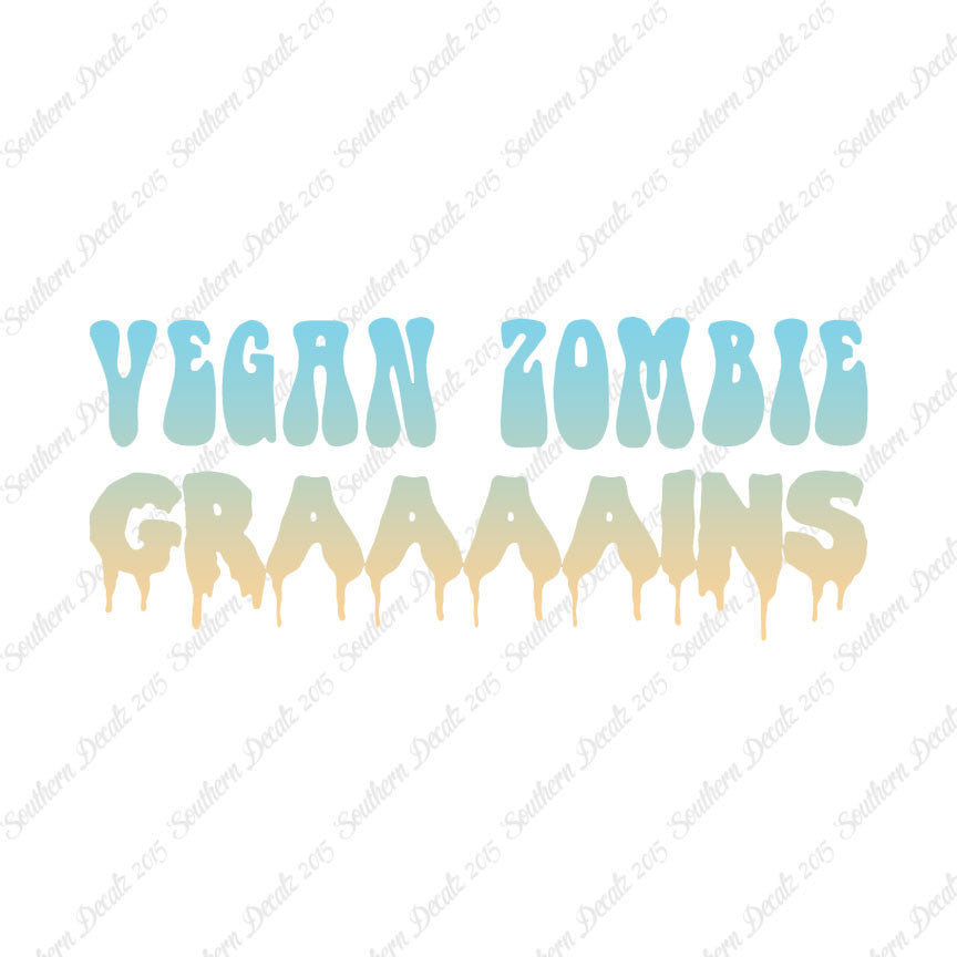 Grains Zombie Vegan Funny
