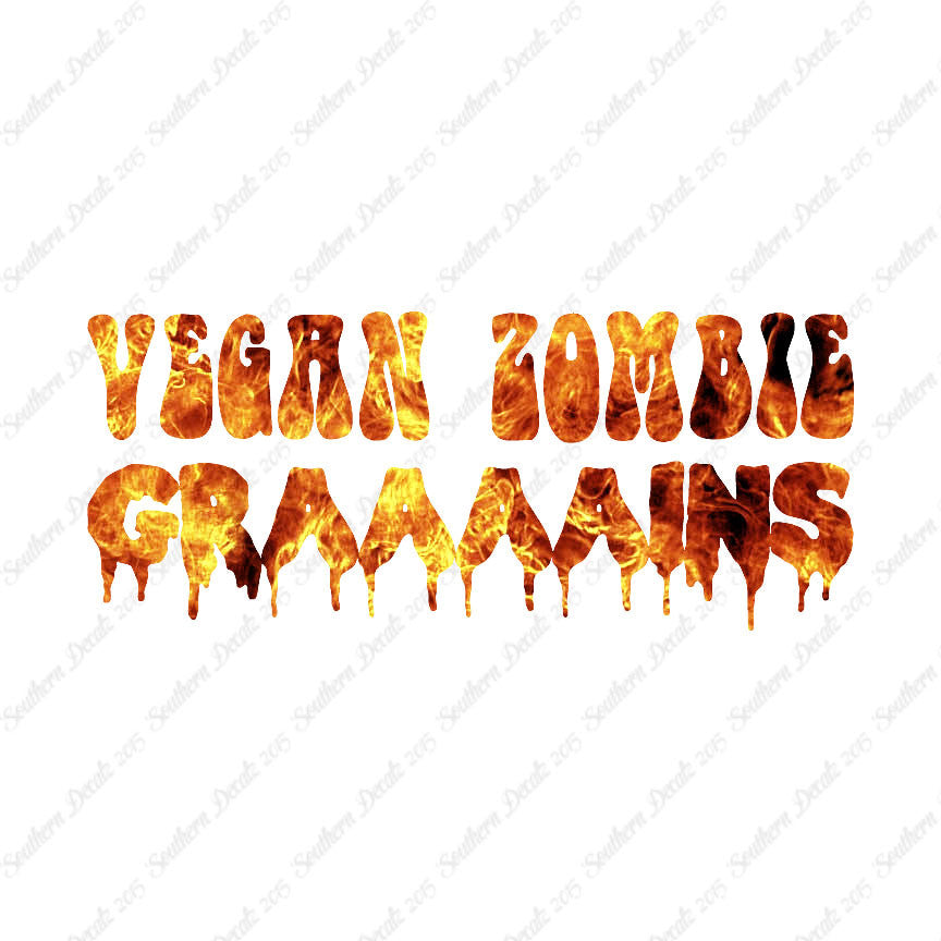 Grains Zombie Vegan Funny