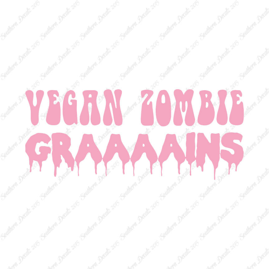 Grains Zombie Vegan Funny