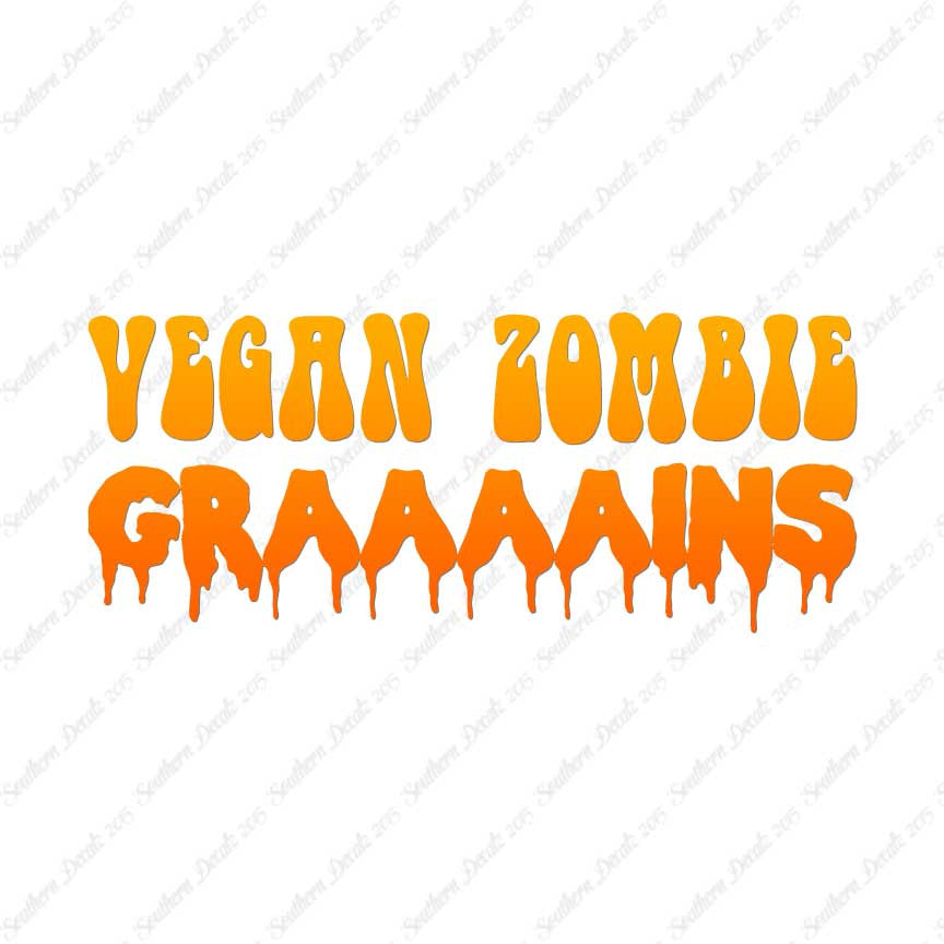 Grains Zombie Vegan Funny