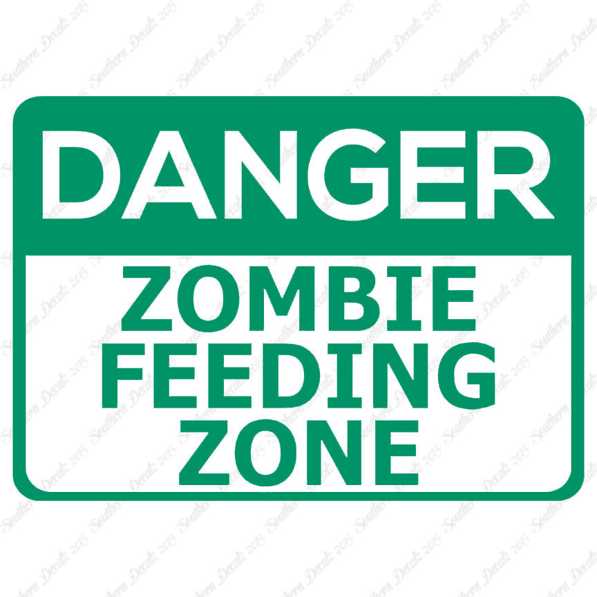 Danger Zombie Feeding Zone
