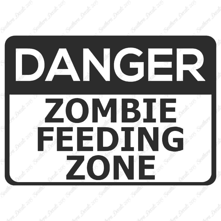 Danger Zombie Feeding Zone