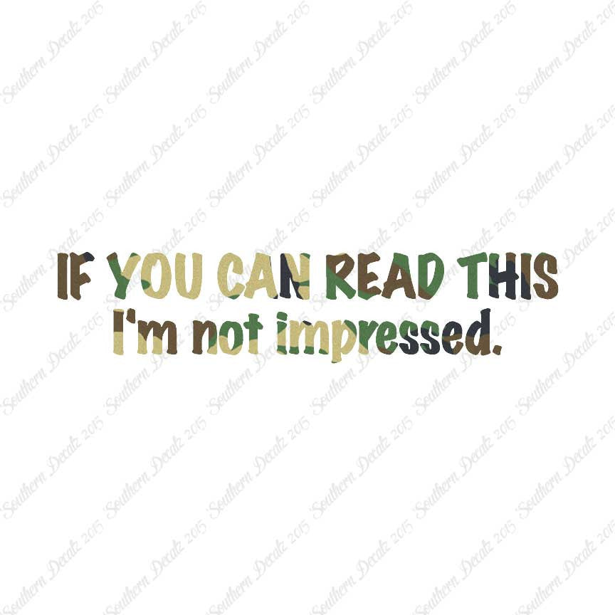 Read This Not Impressed