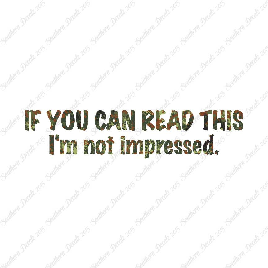 Read This Not Impressed