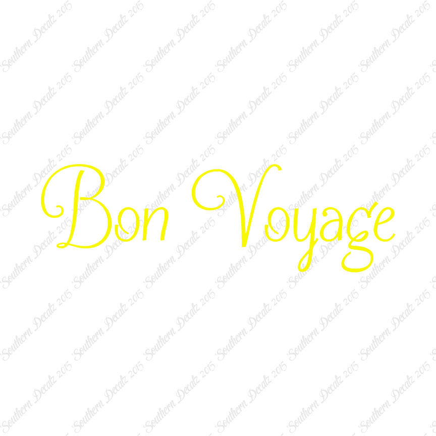 French Bon Voyage