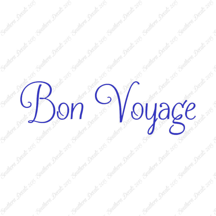 French Bon Voyage