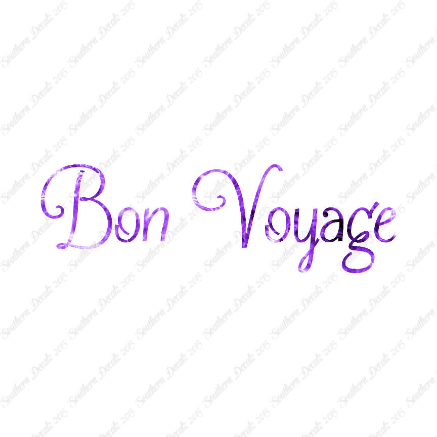 French Bon Voyage