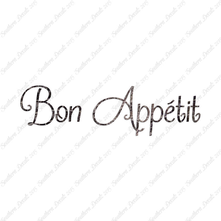 French Bon Appetit