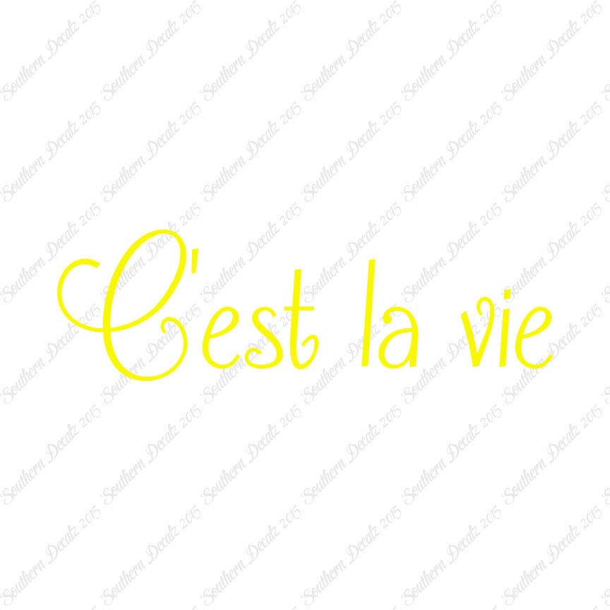 French C'est La Vie