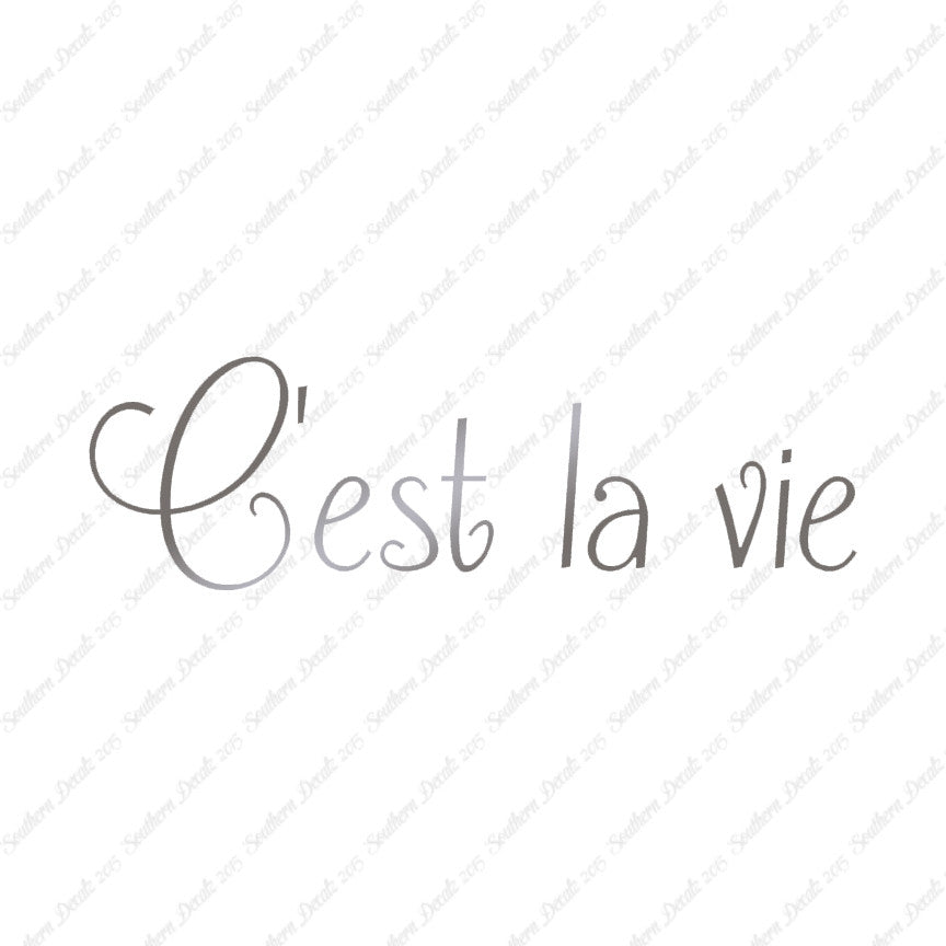 French C'est La Vie