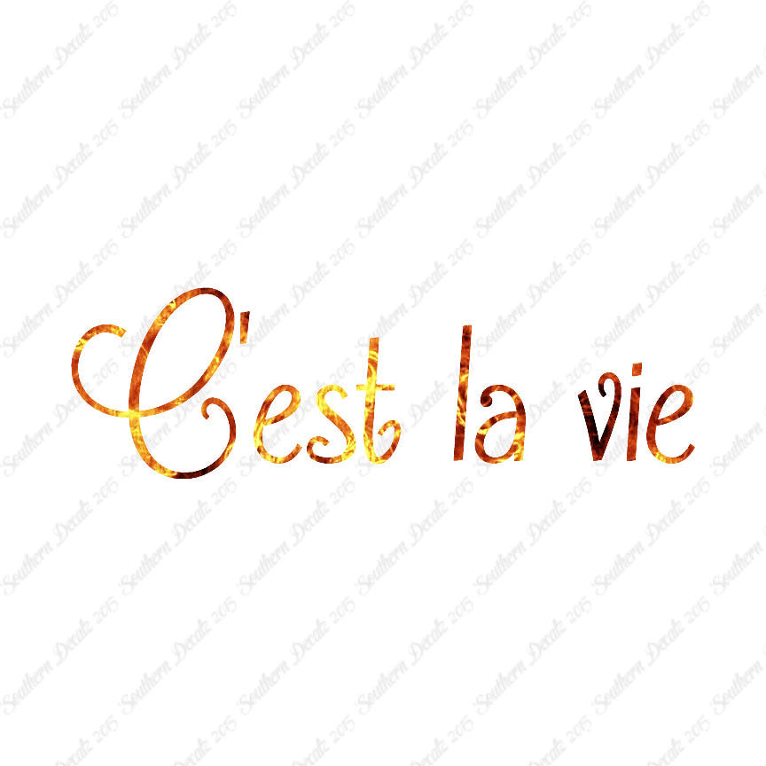 French C'est La Vie