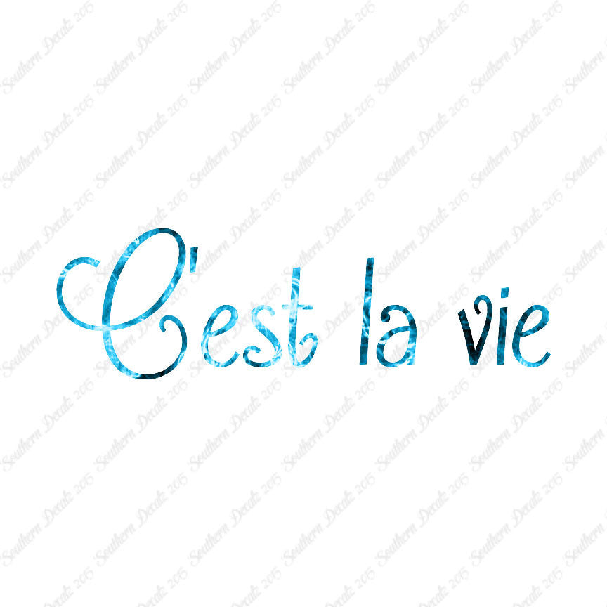 French C'est La Vie