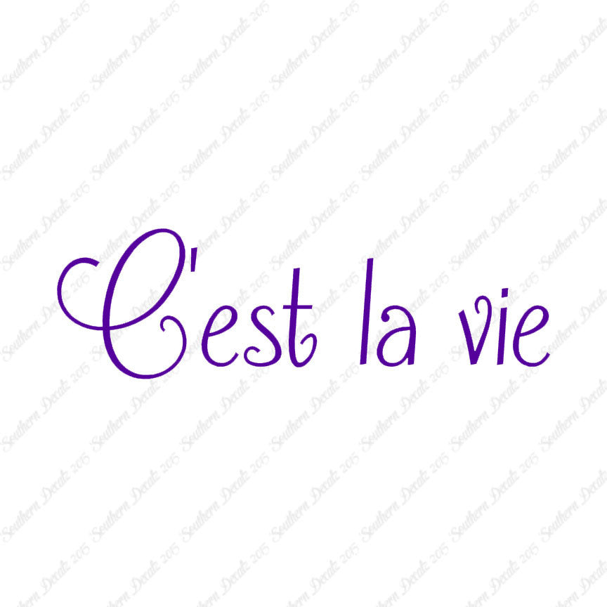 French C'est La Vie