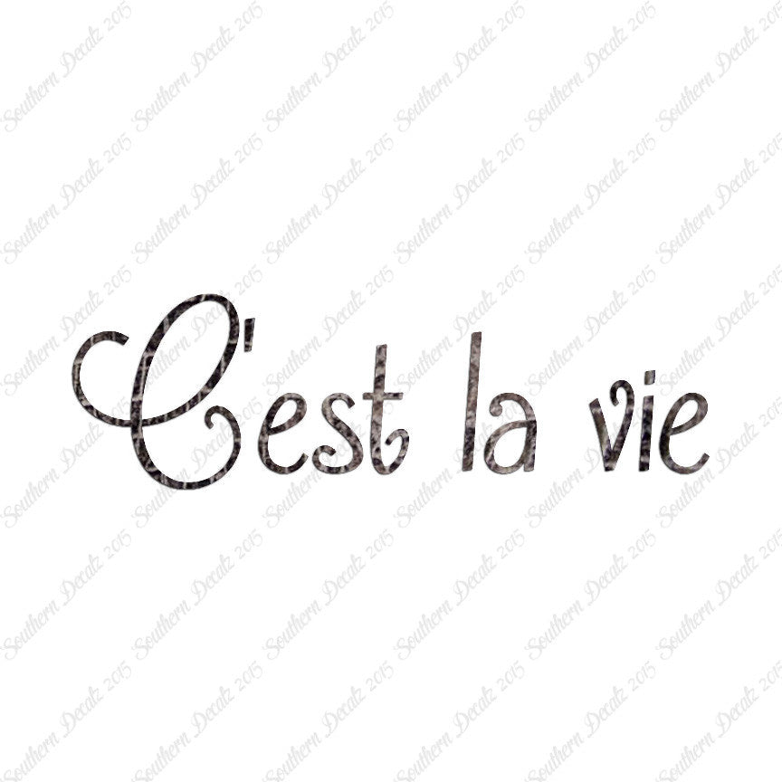 French C'est La Vie