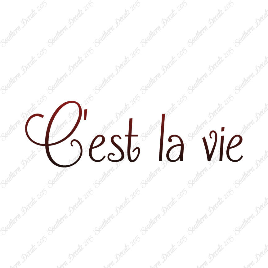 French C'est La Vie