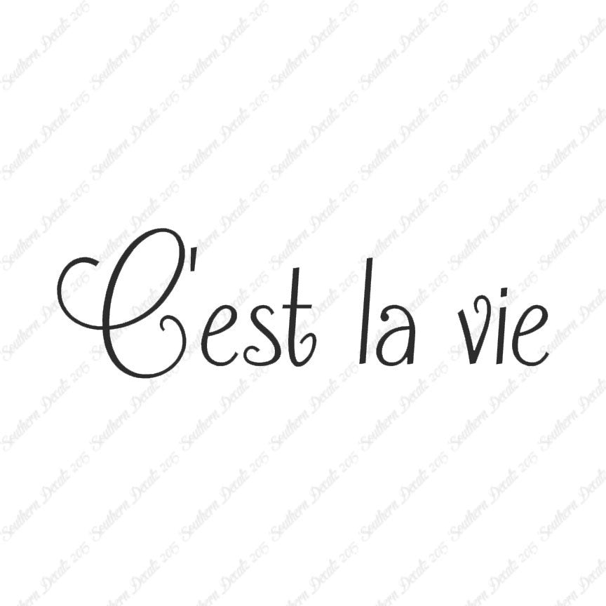 French C'est La Vie
