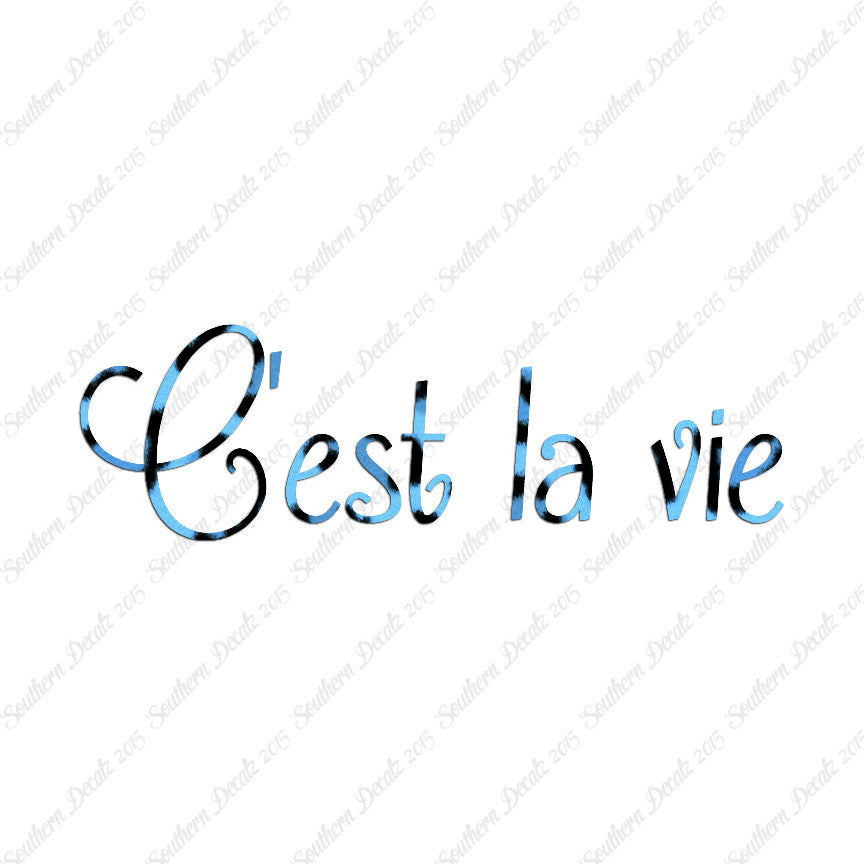 French C'est La Vie