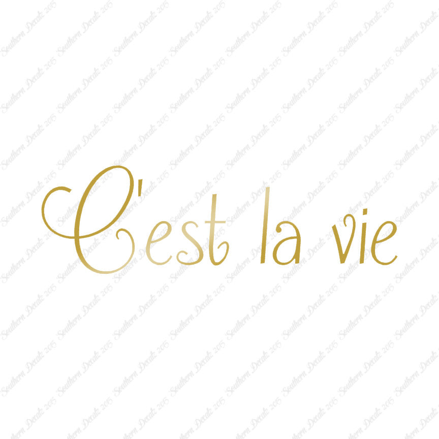 French C'est La Vie