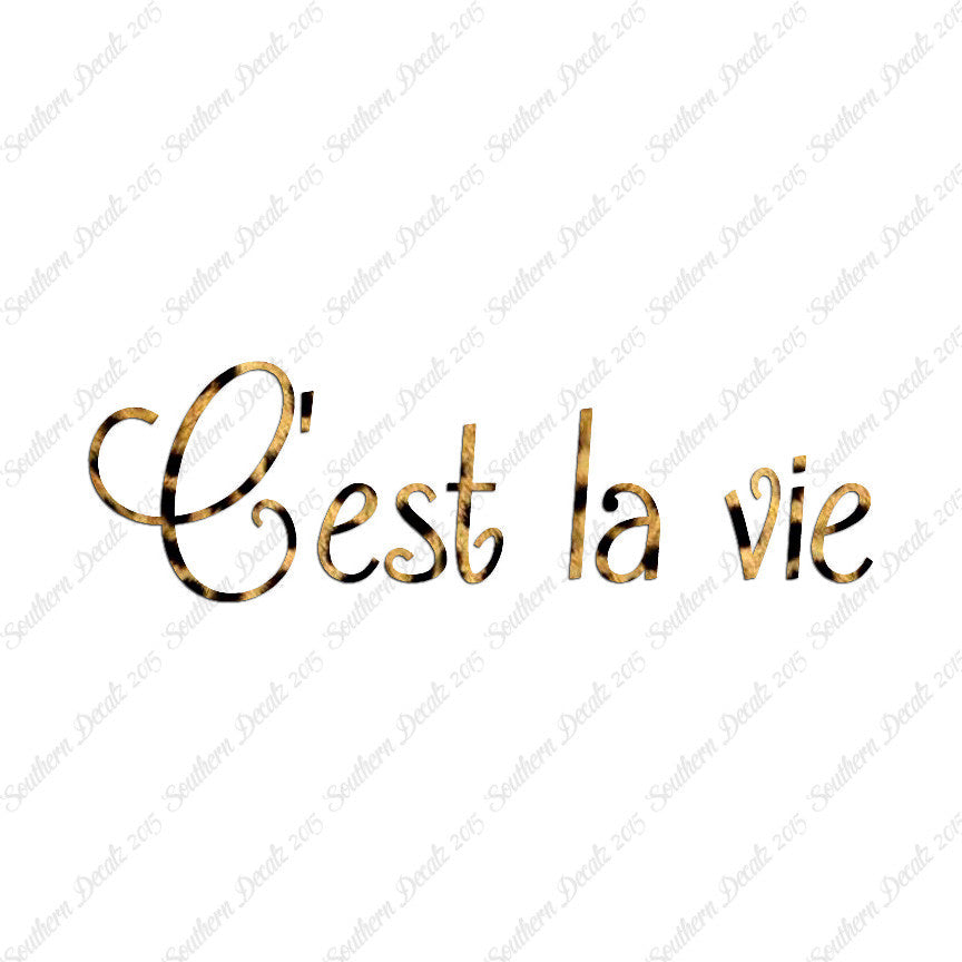 French C'est La Vie