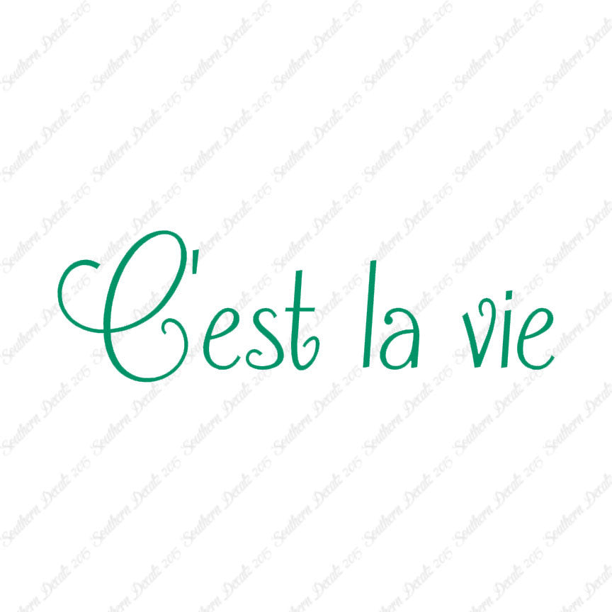 French C'est La Vie