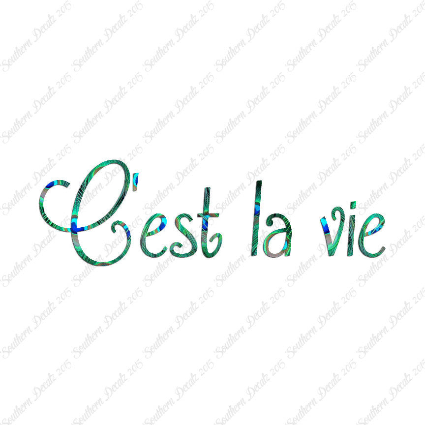 French C'est La Vie