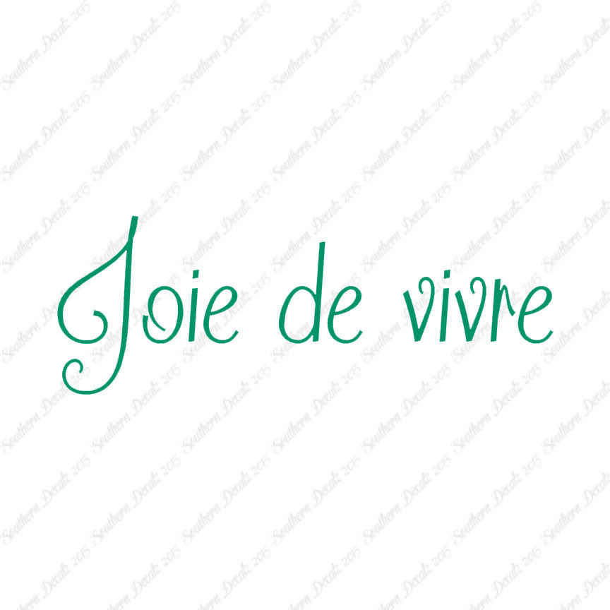French Joie De Vivre