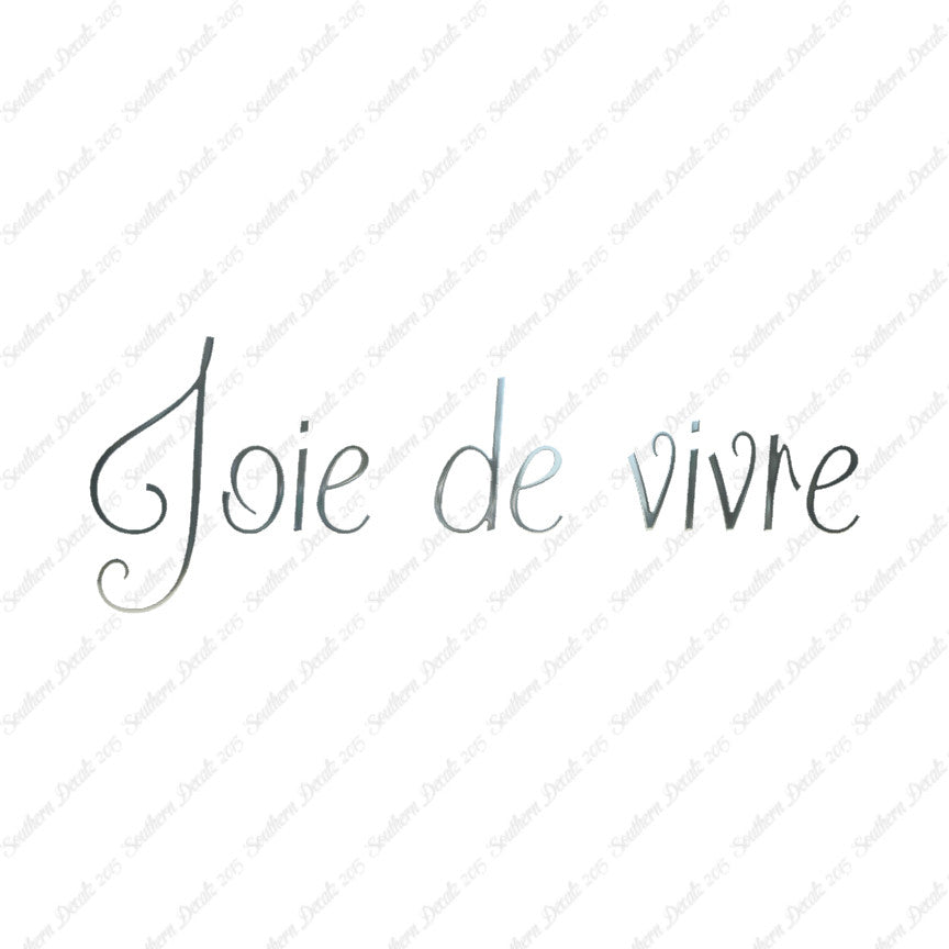 French Joie De Vivre