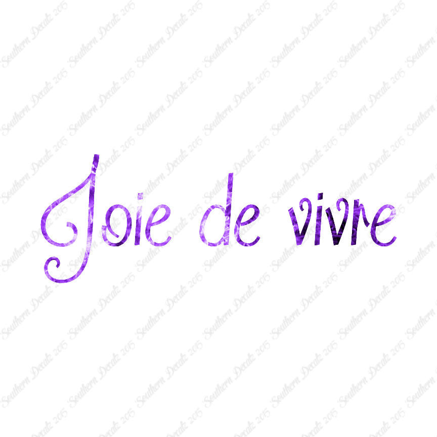 French Joie De Vivre