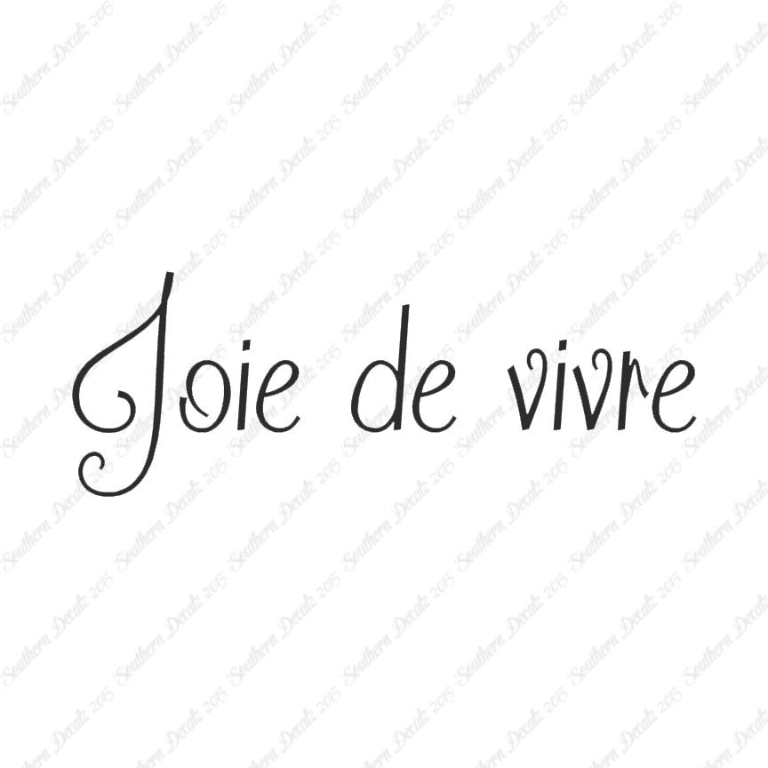 French Joie De Vivre