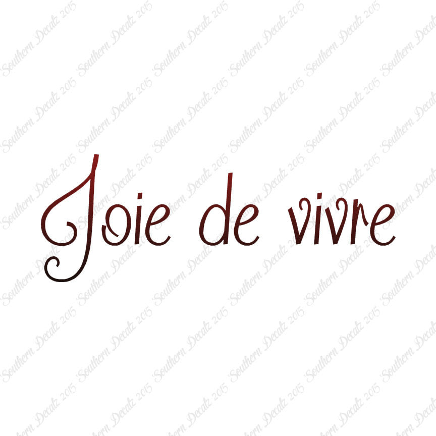 French Joie De Vivre